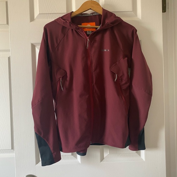 Merrell Maroon Lightweight Select Shield Jacket - Picture 1 of 11